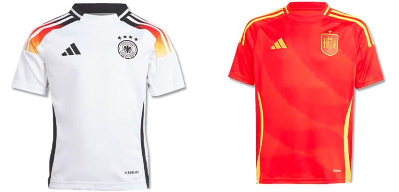 Camiseta oficial de la Selecci&oacute;n Espa&ntilde;ola o Alemana